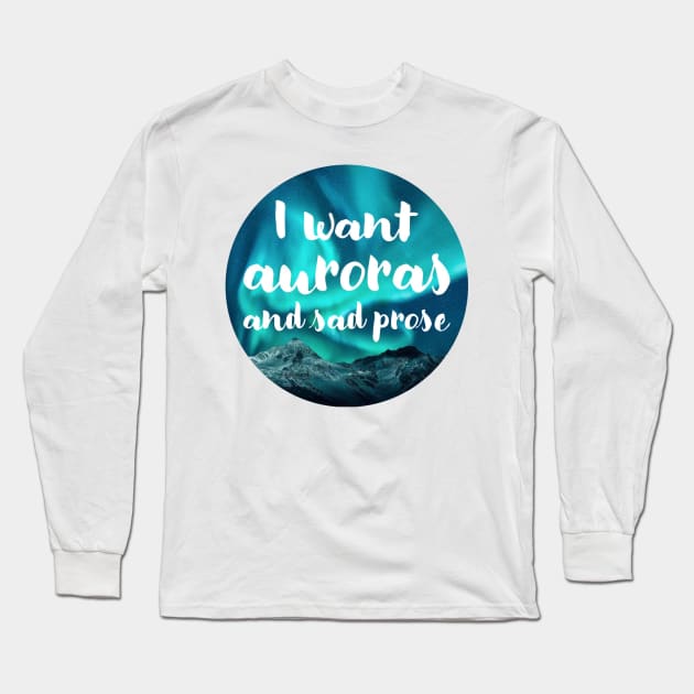 The Lakes Auroras Long Sleeve T-Shirt by CMORRISON12345